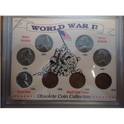 WWII OBSOLETE COIN COLLECTION (AS SHOWN)