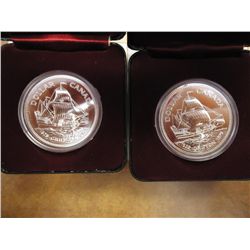 2-1979 CANADA GRIFFON DOLLARS PROOF .75 ASW TOTAL