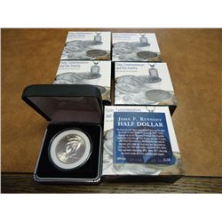 5-2011-D KENNEDY HALF DOLLARS (UNC) IN BOXES