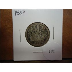 1854 SEATED LIBERTY QUARTER