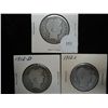 Image 1 : 1912 P/D/S BARBER HALF DOLLARS