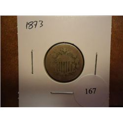 1873 SHIELD NICKEL