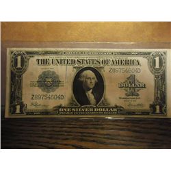 1923 LARGE SIZE $1 SILVER CERTIFICATE NICE SHAPE