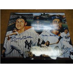 MANTLE, SNIDER & MAYS SIGNED 11 X 14 W/CERTIFICATE