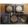 Image 1 : 5-CROWN SIZE COINS (UNC) SEE DESCRIPTION