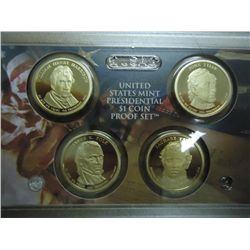 2009-S PRESIDENTIAL DOLLAR PROOF SET NO BOX