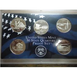 2005 US 50 STATE QUARTERS PROOF SET NO BOX