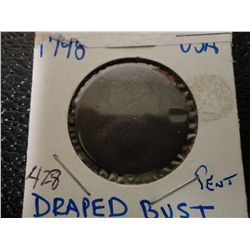 1798 draped bust cent lg.