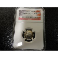 1999-S SILVER DIME NGC PF69 ULTRA CAM