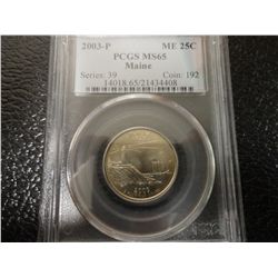 2003-P QTR MAINE PCGS MS65