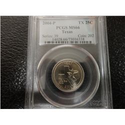 2004-P QTR TEXAS PCGS MS66