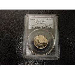 2004-P WISCONSIN PCGS MS66