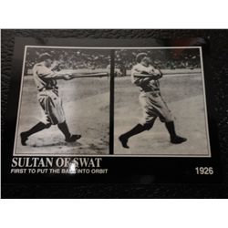 BABE RUTH/CARD SULTAN OF SWAT