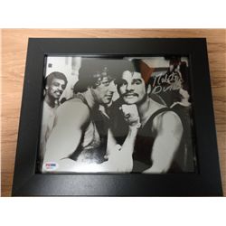 PHOTO ROBERTO DURAND& SLY/ coa by PSA/dna