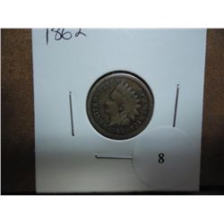1862 INDIAN HEAD CENT (FINE)