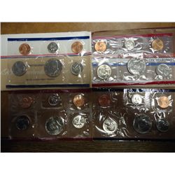 1984 & 86 MINT SETS P/D (WITH ENVELOPES)