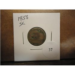1858 (SMALL LETTER) FLYING EAGLE CENT