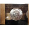 Image 1 : LUCITE PAPERWEIGHT WITH 1971-D IKE DOLLAR UNC