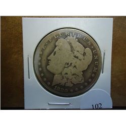 1880-CC MORGAN SILVER DOLLAR