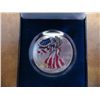 Image 1 : 1999 COLORIZED AMERICAN SILVER  EAGLE (UNC) AND