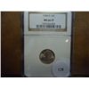 Image 1 : 1946-D SILVER ROOSEVELT DIME NGC MS66 FT