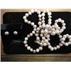 Image 1 : GENUINE FRESHWATER PEARL NECKLACE & EARRINGS