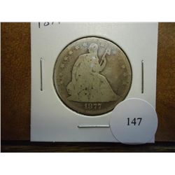 1877 SEATED LIBERTY HALF DOLLAR