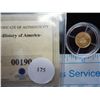 Image 2 : 2010 LIBERIA GOLD $10 PROOF