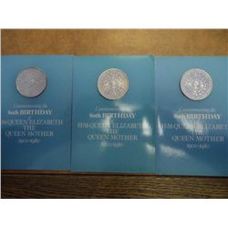 3-1980 UNITED KINGDOM COMMEMORATIVE CROWNS