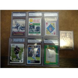 GREAT LOT OF 7 SPORTS CARDS SEE DESCRIPTION