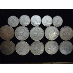 $3 FACE VALUE 1968 CANADA SILVER COINAGE