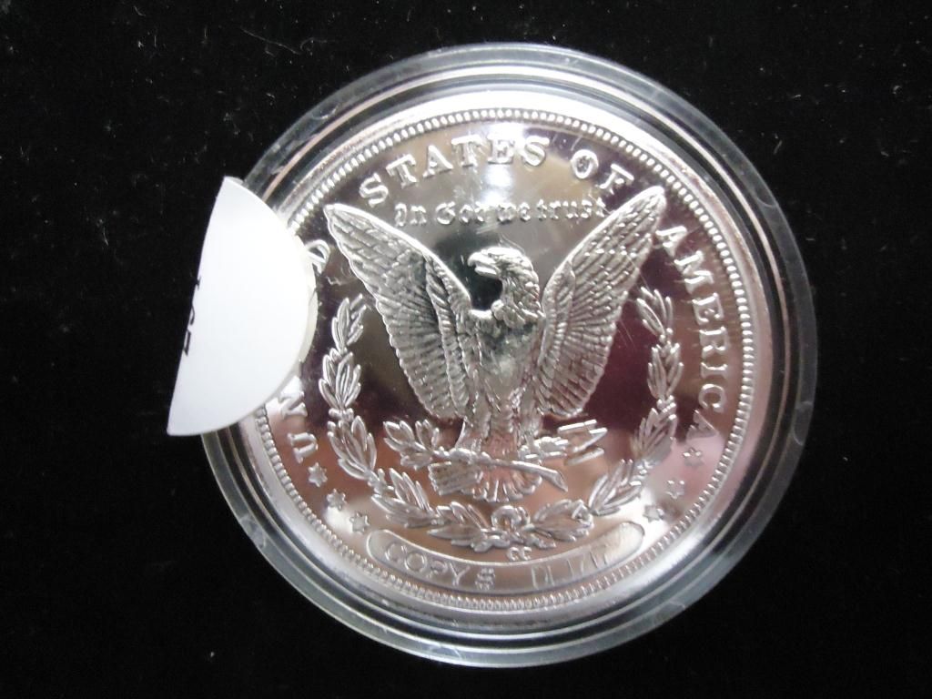 1889 CC MORGAN SILVER DOLLAR COPY PROOF 1889 cc morgan silver dollar copy proof
