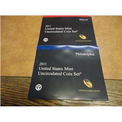 2011 US MINT SET (UNC) P/D (WITH ENVELOPE)