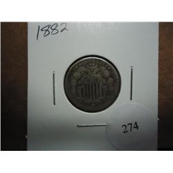 1882 SHIELD NICKEL