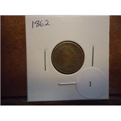 1862 INDIAN HEAD CENT