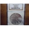 Image 1 : 2001 AMERICAN SILVER EAGLE NGC MS69