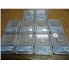 Image 1 : 10 ASSORTED ICG BUFFALO NICKEL SLABS