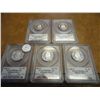 Image 1 : ALL 5-2003-S WASHINGTON SILVER QUARTERS PCGS PR69