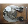 Image 2 : BELT BUCKLE MADE WITH PEACE SILVER DOLLAR