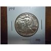 Image 1 : 1941 WALKING LIBERTY HALF DOLLAR (AU)