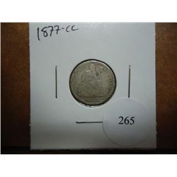 1877-CC SEATED LIBERTY DIME