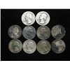 Image 1 : 10 ASSORTED TOUGH SHAPE WASHINGTON SILVER QUARTERS