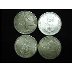 4-1944-S US/PHILIPPINES SILVER 50 CENTAVOS