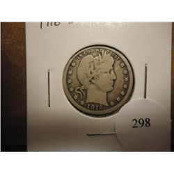 1916-D BARBER QUARTER (VERY GOOD)