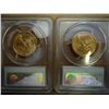 Image 2 : 2007-D JOHN ADAMS $ PCGS MS65 POS. A AND B 2 COINS