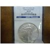 Image 1 : 2007-W AMERICAN SILVER EAGLE NGC MS69