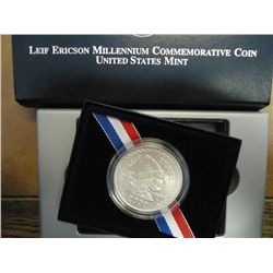 2000-P LEIF ERICSON (UNC) SILVER DOLLAR