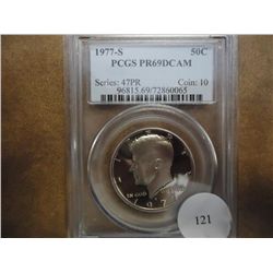 1977-S KENNEDY HALF DOLLAR PCGS PR69 DCAM