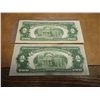 Image 2 : 1928-F & 53-A $2 US NOTES RED SEALS