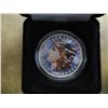 Image 1 : 1921 COLORIZED MORGAN SILVER DOLLAR IN CASE